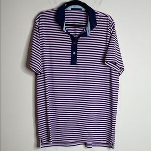 Greyson | Men’s Natchez Striped Polo Shirt Size XL